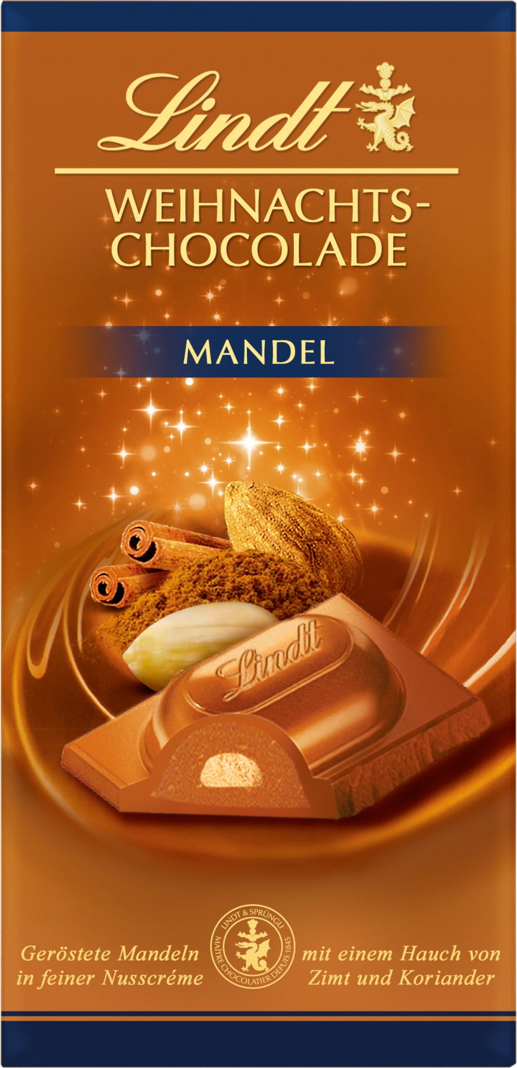 Tavoletta Natalizia - Mandorla, 100 g