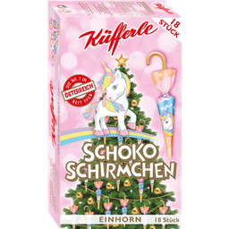 Küfferle Parapluies en Chocolat Licorne - 18 pcs