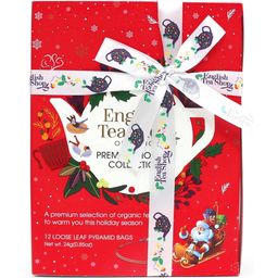 English Tea Shop Organic Holiday Collection, Red with Bow - 1 Pc.