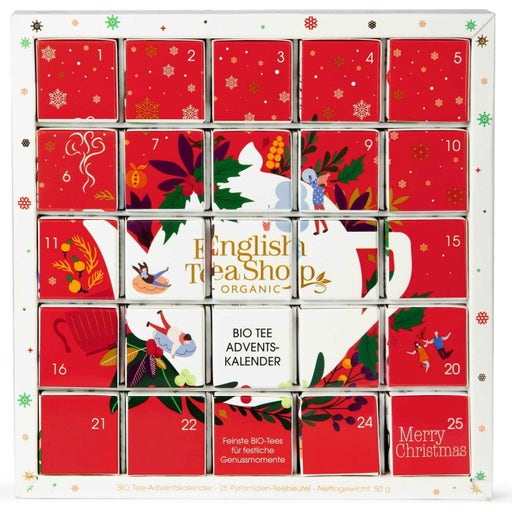 English Tea Shop Bio "Red Christmas" Adventskalender - 25 Teebeutel