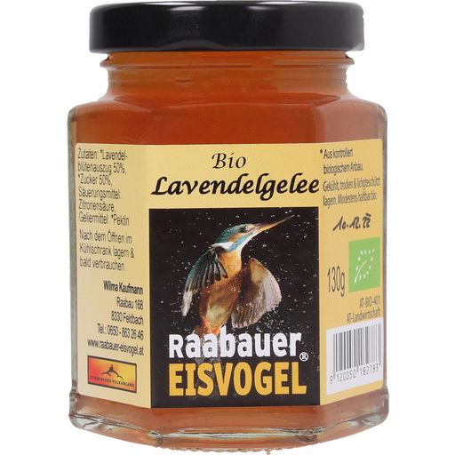 Raabauer Eisvogel Bio Levendula zselé - 130 g