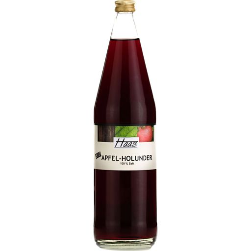 Obstbau Haas Organic Apple Elderberry Juice - 1 l