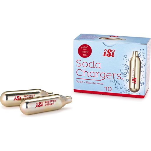 iSi - inspiring food Capsule Soda Charger, 10 pezzi - 1 conf.