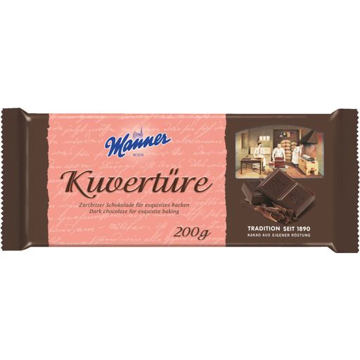 Manner Hořká čokoládová couverture - 200 g