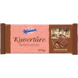 Manner Kuvertura - mlečna čokolada - 200 g