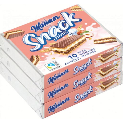 Manner Milk Hazelnut Snack Minis Pack - 3 pieces
