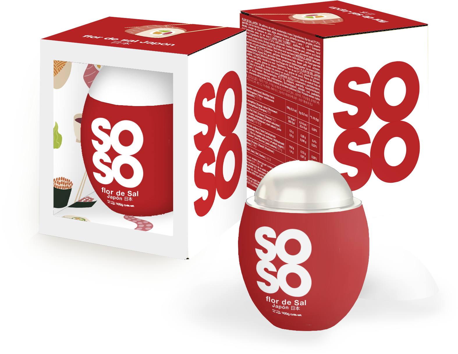 SoSo Factory Fleur de Sel Japón 日本 - 100 g