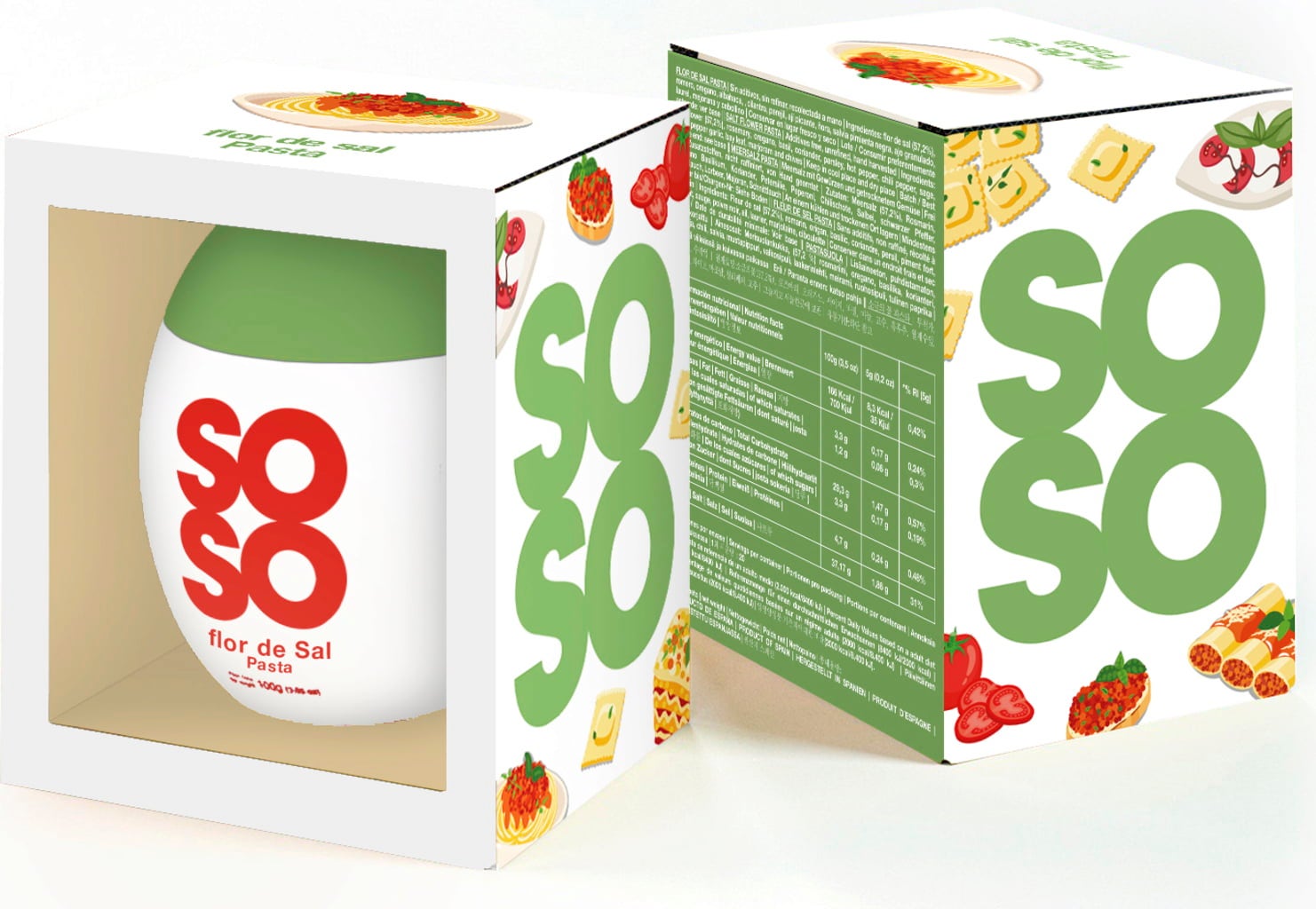 SoSo Factory Fleur de Sel Pasta - 100 g
