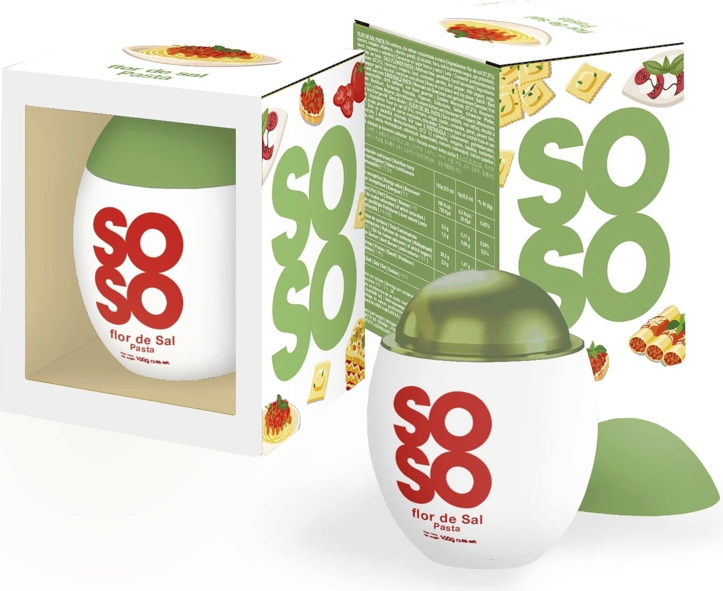 SoSo Factory Fleur de Sel Pasta - 100 g