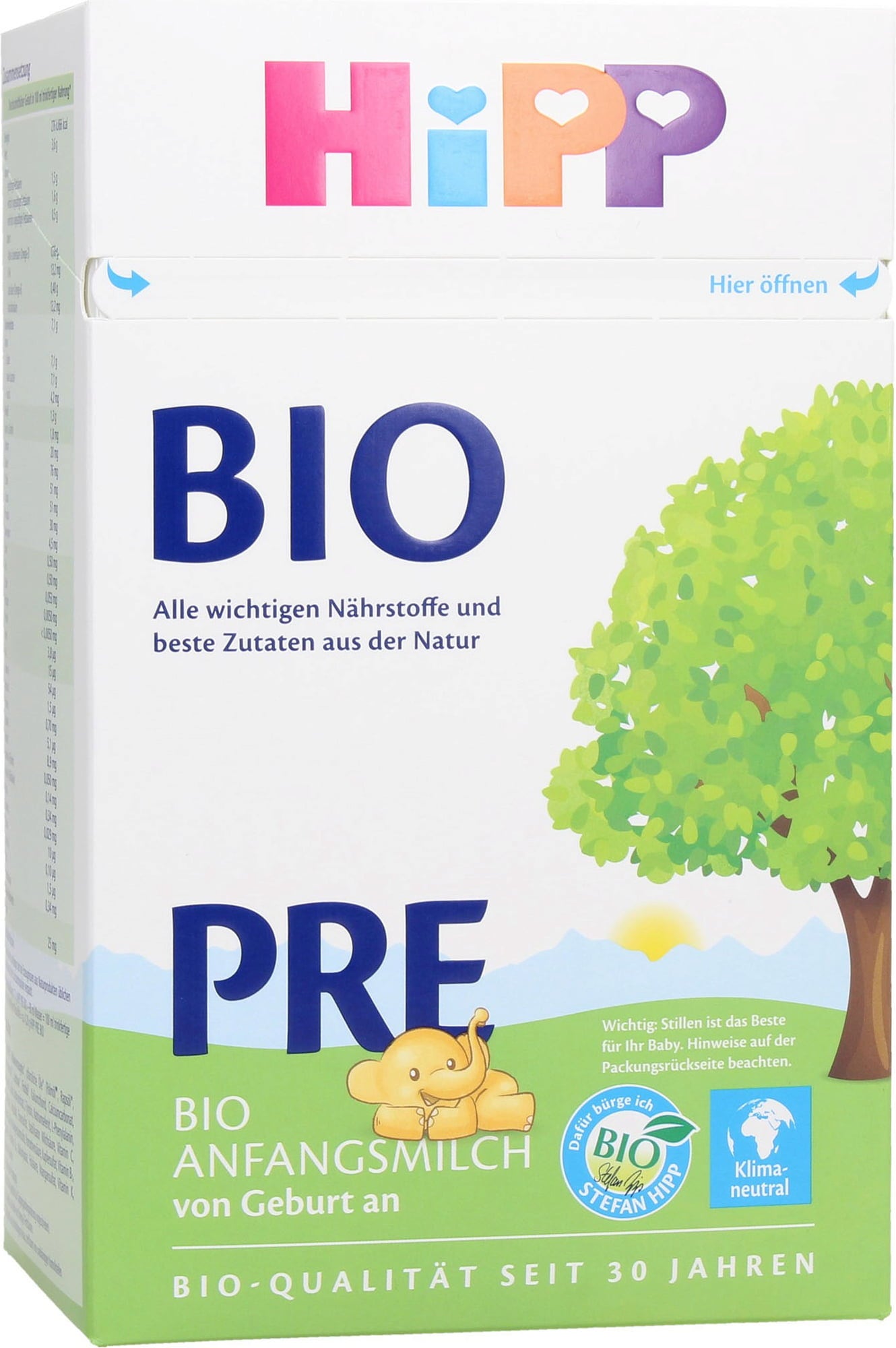 Organic Infant Formula based on Cow's Milk PRE