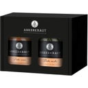 Pasta Party Box - Set of 2 Glass Jars with Cork Stoppers - 1 Set