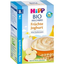 Papilla Láctea Bio - Fruta y Yogur en Pack de Ahorro - 450 g