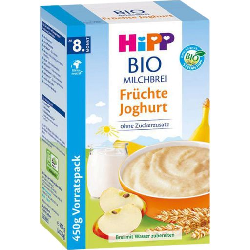 HiPP Bouillie Bio - Fruits & Yaourt - 450 g