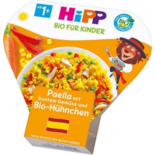 HiPP Bio Paella se zeleninou a kuřecím masem - 250 g