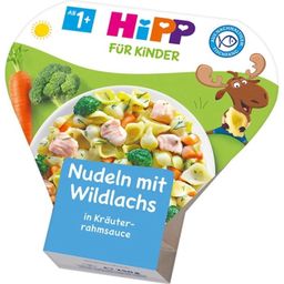 HiPP KIDS - Pâtes & Saumon Sauvage avec Sauce Crémeuse aux Herbes