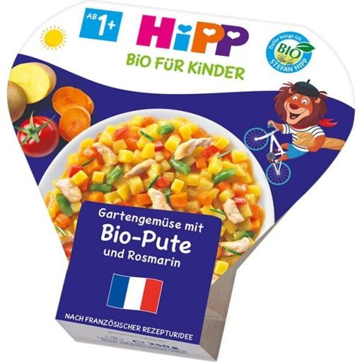 HiPP KIDS Bio - Jardinière de Légumes avec Dinde et Romarin - 250 g