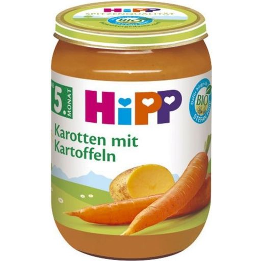 Organic Baby Food Jar - Carrots with Potatoes - 190 g