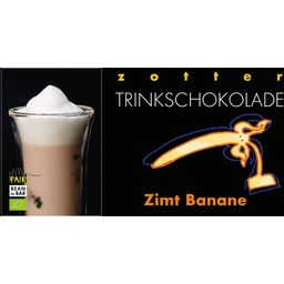 Zotter Schokoladen Czekolada pitna cynamon-banan bio