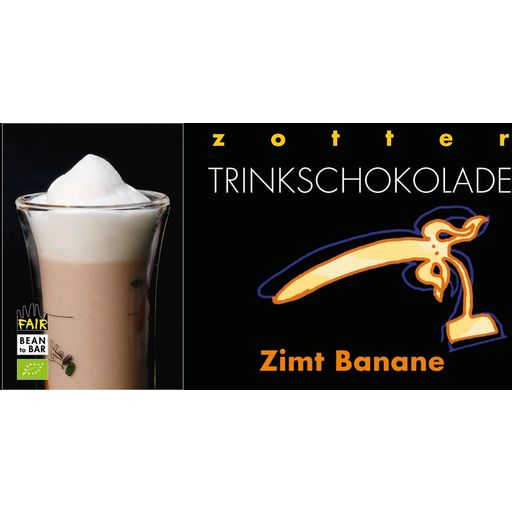 Zotter Schokolade Bio horká čokoláda -​ skořicově banánová - 110 g