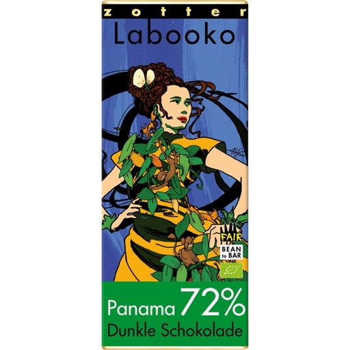 Zotter Schokolade Organic Labooko - 72% Panama - 70 g