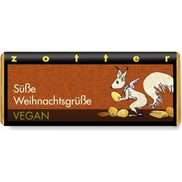 Zotter Schokoladen Biologisch Süße Weihnachtsgrüße - 70 g