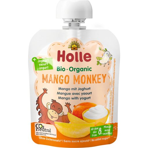 Mango Monkey - Pouchy Bio Mango con Yogurt - 85 g