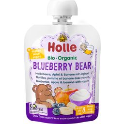 Bio Joghurt-Pouches "Blueberry Bear - Apfel, Banane, Heidelbeere"