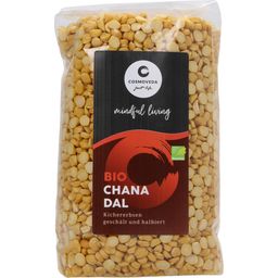 Chana Dal - Kichererbsen, geschält und halbiert Bio - 500 g