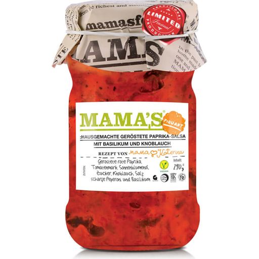MAMA's Salsa aux Poivrons Grillés - Épicé - 290 g