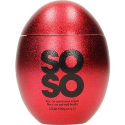 SoSo Factory Xmas Edition Fleur de Sel with Red Fruit - 100 g