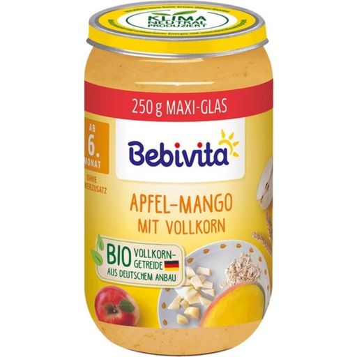 Petit Pot Bio Fruits & Céréales - Pomme, Mangue & Céréales Complètes - 250 g