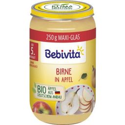 Bebivita Bio Babygläschen Früchte Birne in Apfel - 250 g