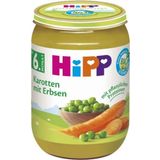 HiPP Bio Zöldséges bébiétel - Sárgarépa-Borsó