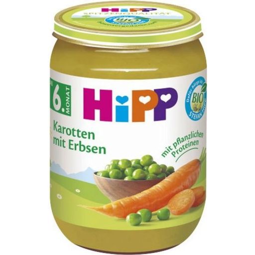 HiPP Organic Baby Food Jar - Carrots and Peas