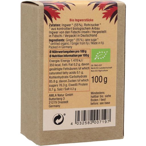Classic Ayurveda Organiczne imbirowe kulki - 100 g