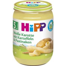 Biologische Babyvoeding Pot - Witte Wortelen met Aardappelen en Pastinaak - 190 g