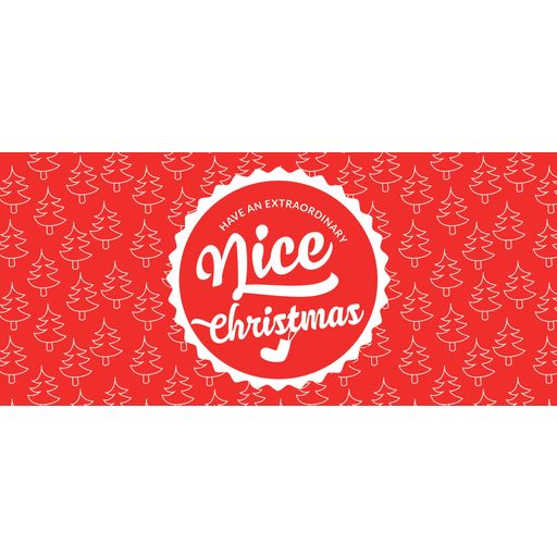 Nice Christmas - Vale de Regalo de Papel Reciclado Ecológico - 