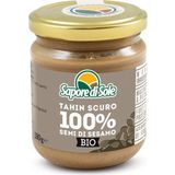 Bio 100% pełnoziarnista pasta sezamowa - ciemne tahini