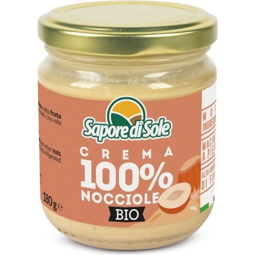 Sapore di Sole Bio 100% krem z orzechów laskowych - 180 g