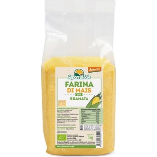 Sapore di Sole Bio mąka kukurydziana (gruboziarnista) - 1 kg