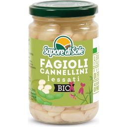Sapore di Sole Organic White Cannellini Beans - Cooked - 300 g