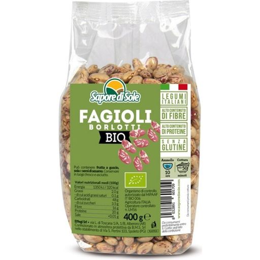 Sapore di Sole Organic Borlotti Beans - 400 g
