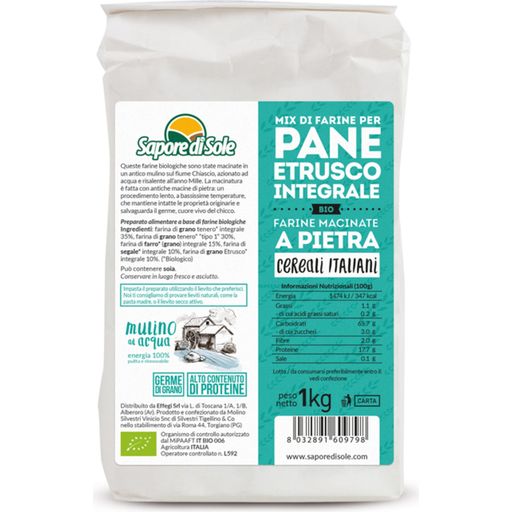 Sapore di Sole Bio Mehlmischung für Etruskisches Brot - 1 kg