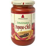 Zwergenwiese Biologische Tomatensaus Papaya Chili