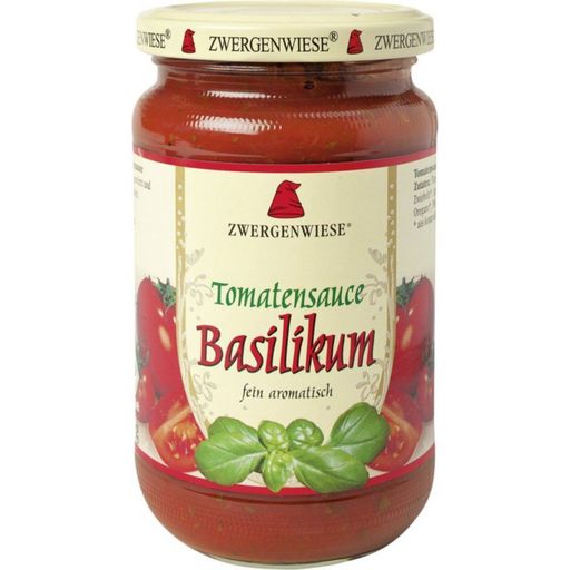 Zwergenwiese Sauce Tomate Bio - Basilic - 340 ml