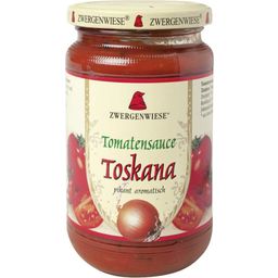 Zwergenwiese Biologische Tomatensaus Toscane - 340 ml