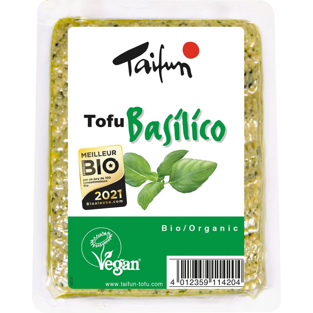 Taifun Organic Tofu Basilico, 200 g - Piccantino Online Shop