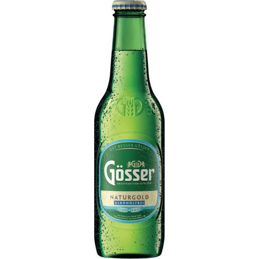 Gösser Brezalkoholno pivo Naturgold - 0,33 l
