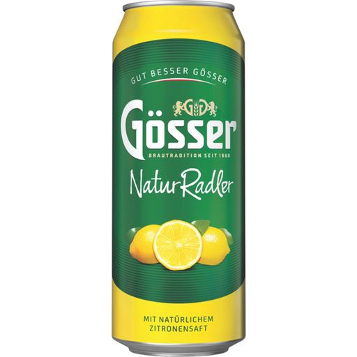 Gösser Naturradler v pločevinki - limona - 0,50 l