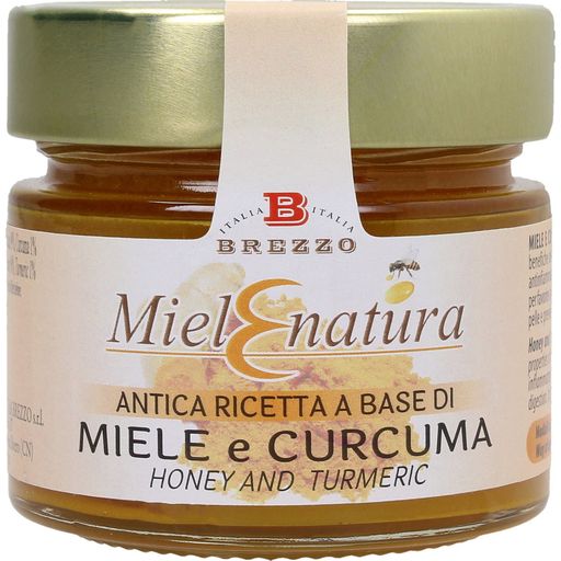 Brezzo Miele Natura - Miel de Acacia y Cúrcuma - 200 g